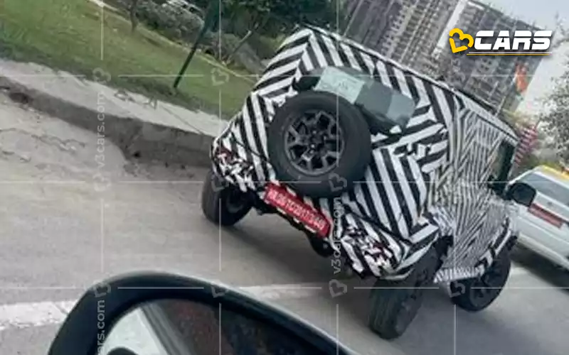 2023 maruti suzuki jimny 5 door spied again